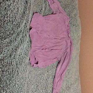 Long purple tee